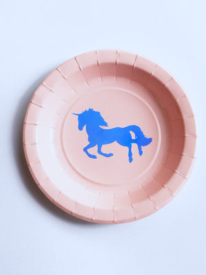 unicorn paper plates