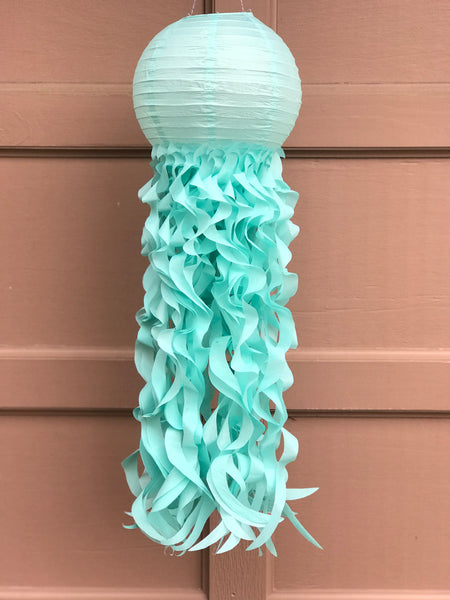 Aqua Jellyfish Paper Lantern