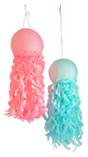 jellyfish lanterns, mermaid party decorations