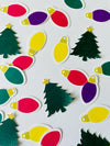 Christmas Tree and Lights Confetti