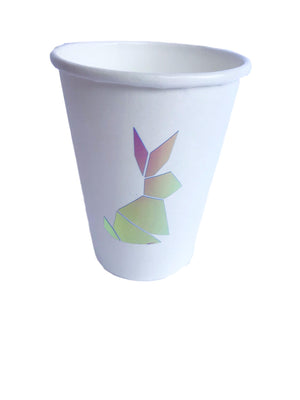 white easter bunny cups