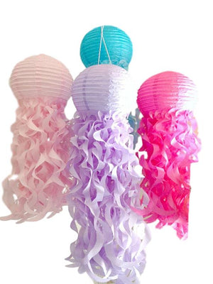 Jellyfish paper lanterns 