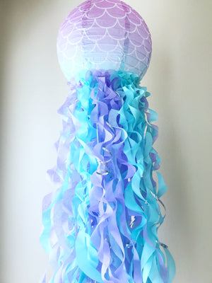 mermaid party paper lantern