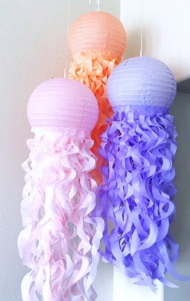 Jellyfish Paper Lanterns Party Lanterns – Party Snobs