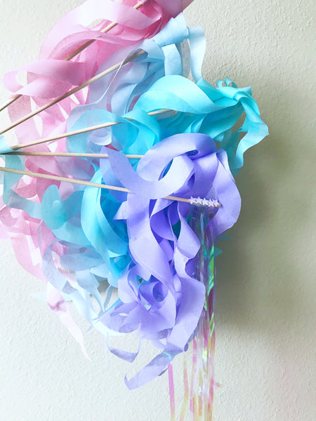 Light Pink Paper Wand Streamers – Party Snobs