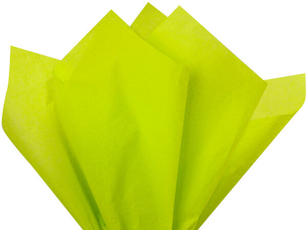 citrus green tissue paper