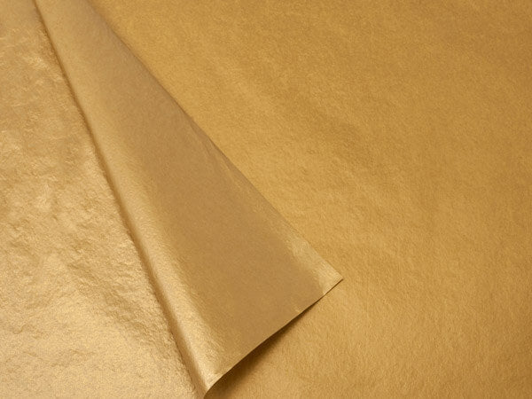 metallic gold tissue paper
