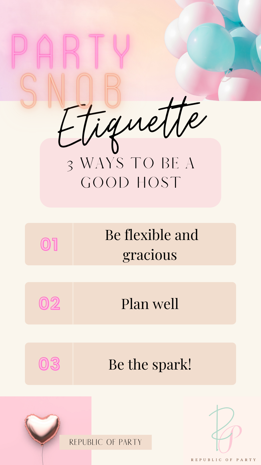 Party Etiquette