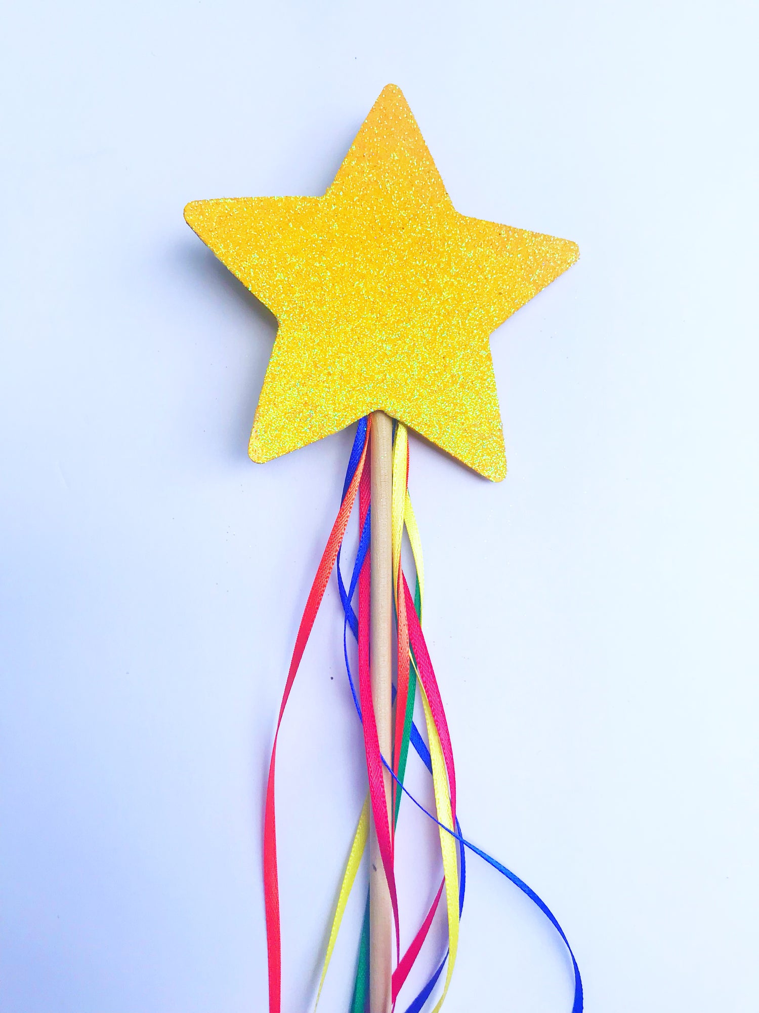 yellow star fairy wand