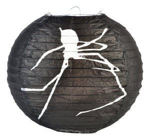 Spider Halloween Lantern-10" Black