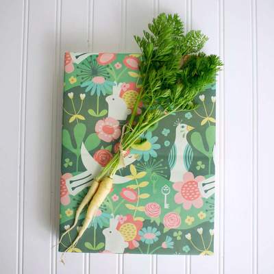 Enchanted Garden • Double-sided Eco Wrapping Paper •Everyday