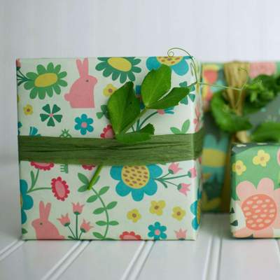 Enchanted Garden • Double-sided Eco Wrapping Paper •Everyday