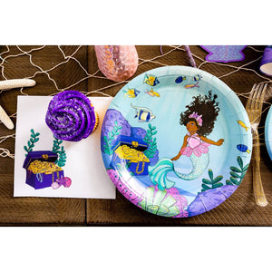 Let's Be Mermaids Large Paper Plates