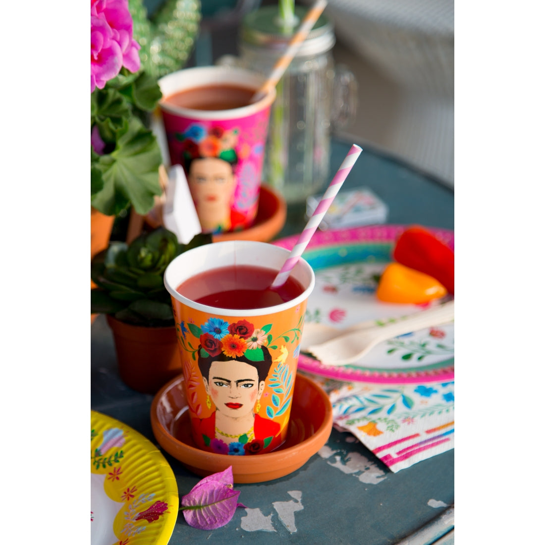 Boho Frida Large Paper Cups