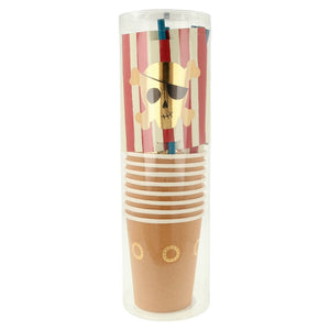 Pirate Cup and Straws Set