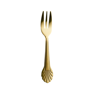 Gold Seashell Cake Fork
