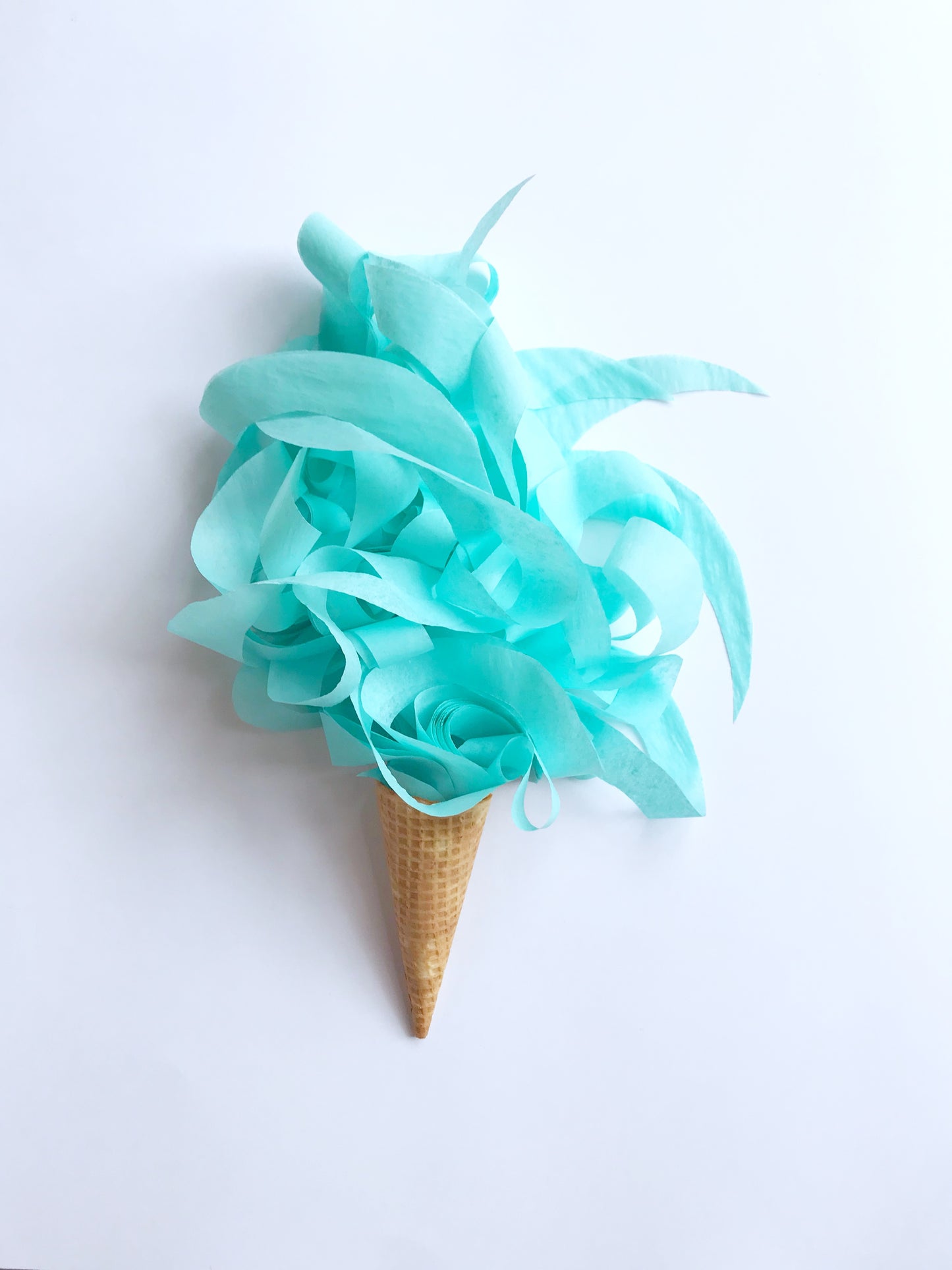 aqua tissue paper