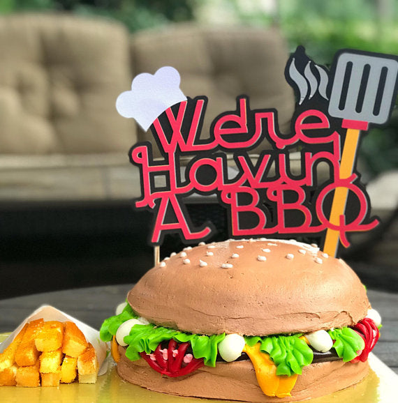 BBQ Cake Topper