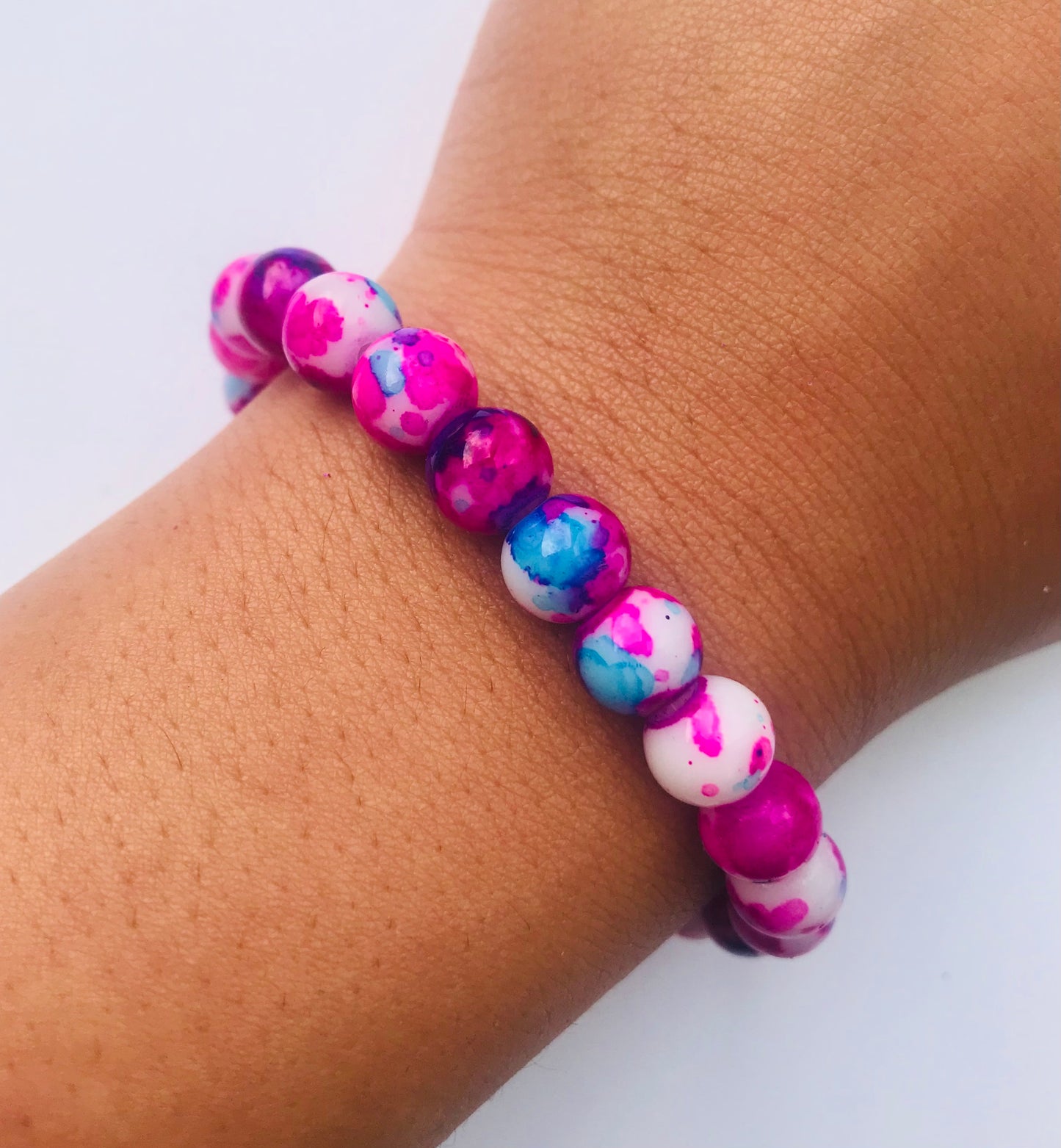 Pink Marble Friendship Bracelet