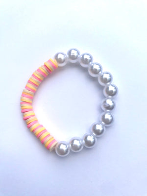 Friendship Bracelet- Pearl Swirl