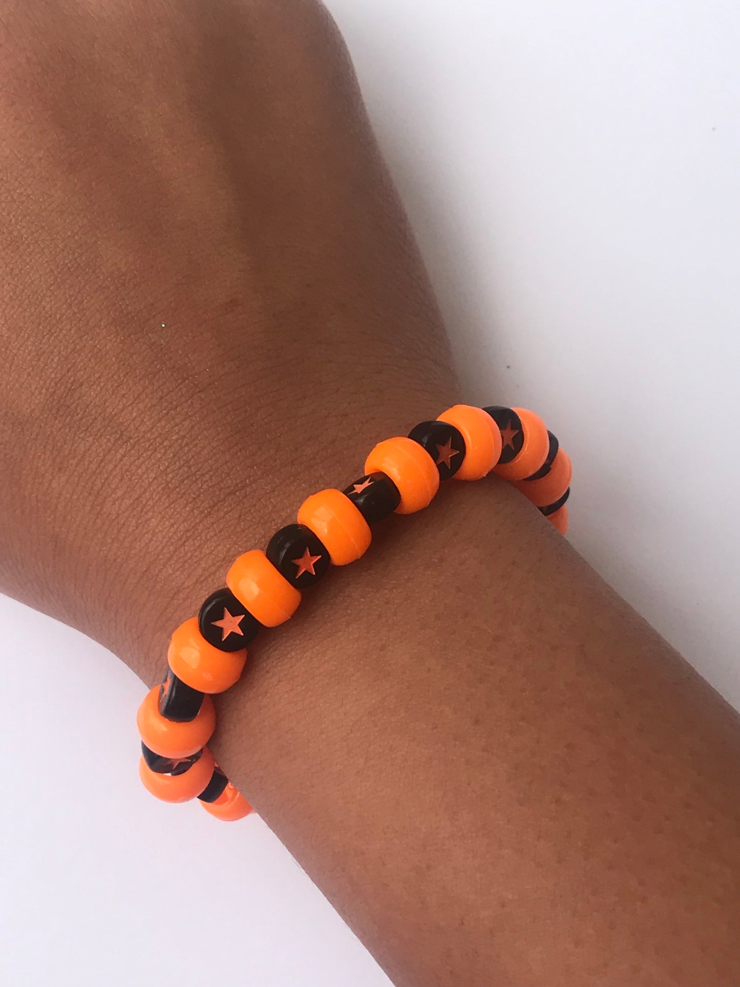 Friendship Bracelet- Orange Galaxy