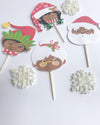African American christmas party decorations