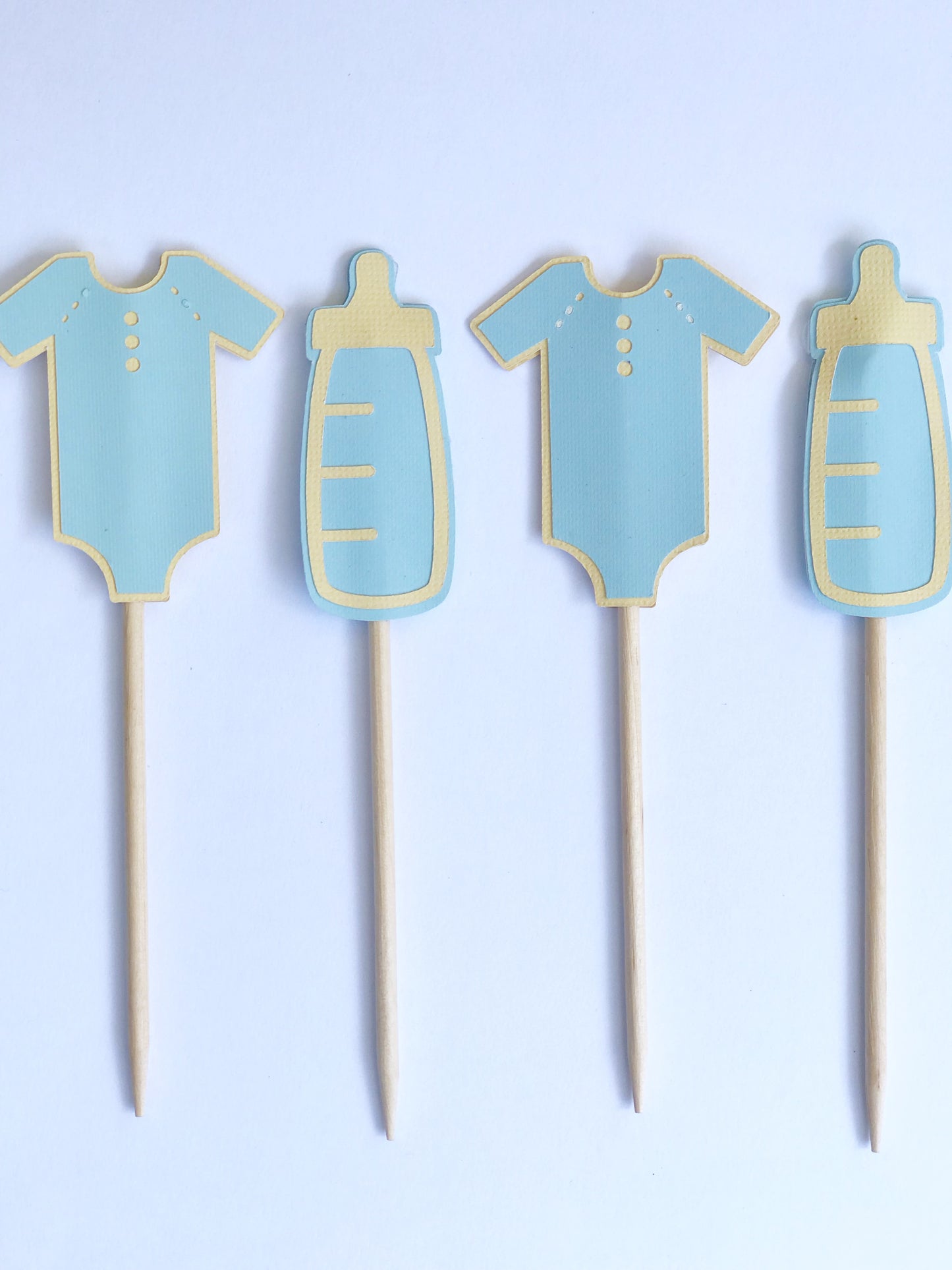 baby boy shower cupcake toppers