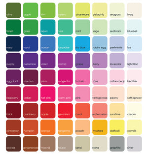 cardstock color chart
