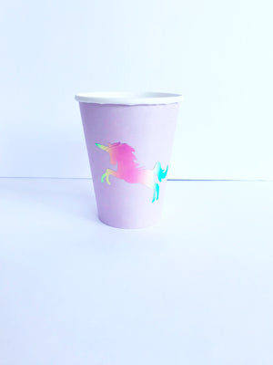 unicorn paper coffee cups