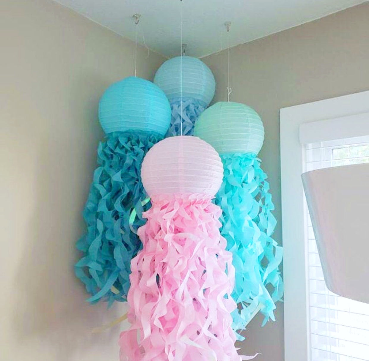 Jellyfish Paper Lanterns, Chinese Paper Lanterns