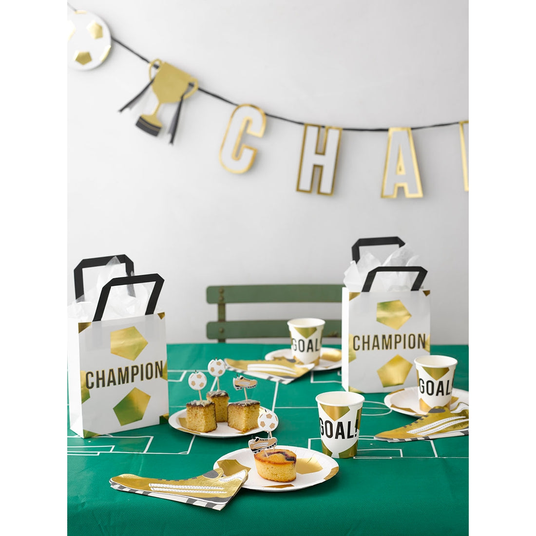 Party Champions Soccer Field Table Cover