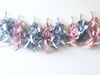 metallic silver and rose gold tissue garland