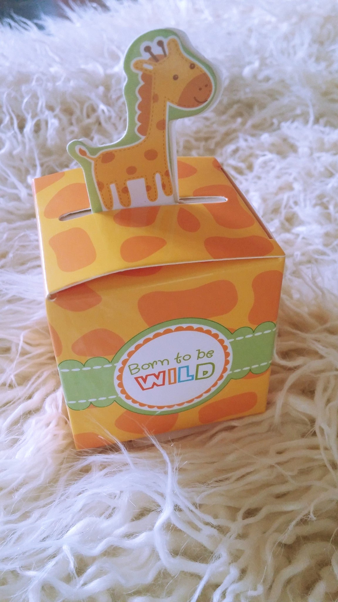 Jungle party favor boxes