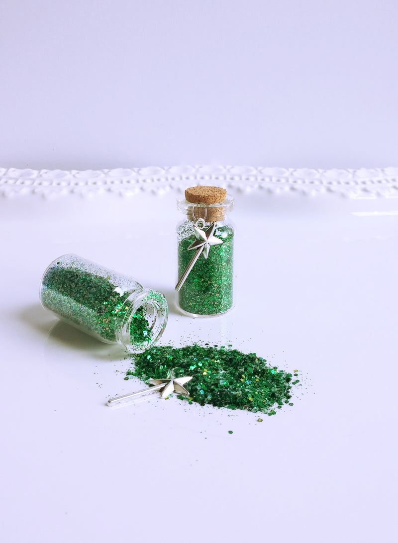 Green fairy dust favors