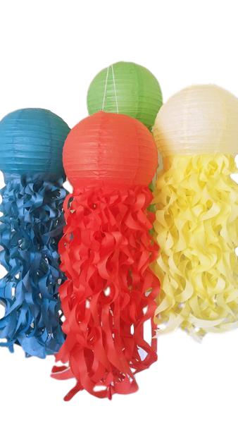 hungry caterpillar paper jellyfish lanterns