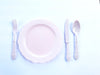 vintage pink plates
