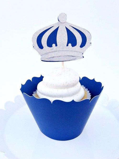 Prince Crown Cupcake Picks