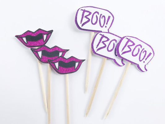 Boo and Fangs Cupcake Toppers