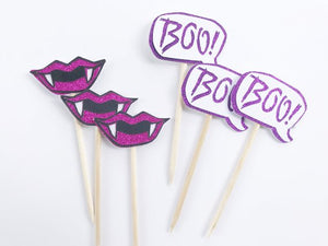 Boo and Fangs Cupcake Toppers