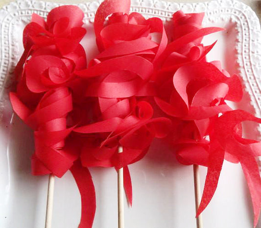 wedding send off favors in red