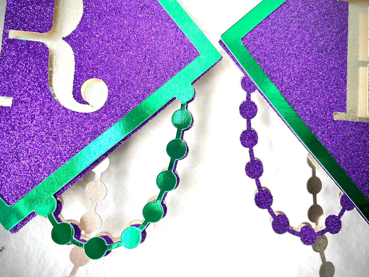 Custom Mardi Gras Banner 3D