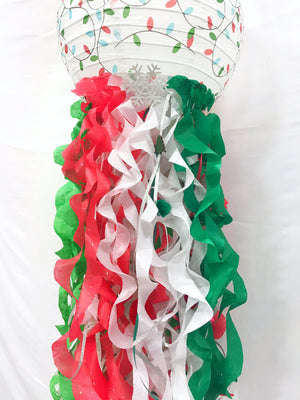 Christmas Light Paper Lantern| Jellyfish Lantern| Ugly Christmas Sweater Party Decor