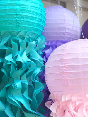 Jellyfish paper lanterns