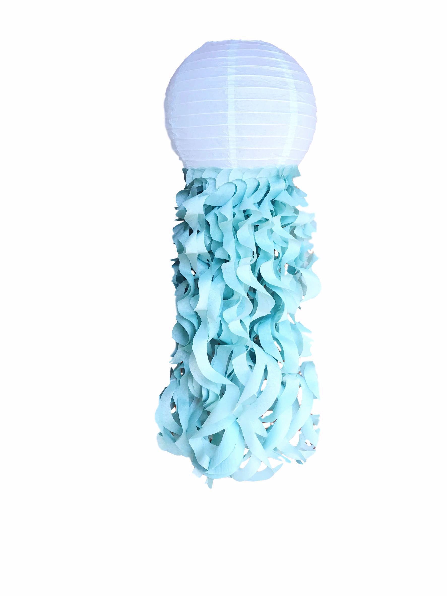 blue haze paper jellyfish lantern