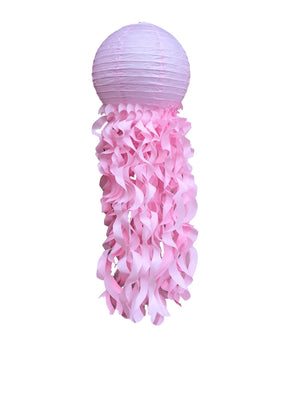 Light pink jellyfish paper lantern