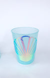 holographic mermaid shell cups