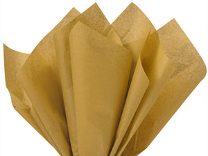 antique gold recycled tissue paper