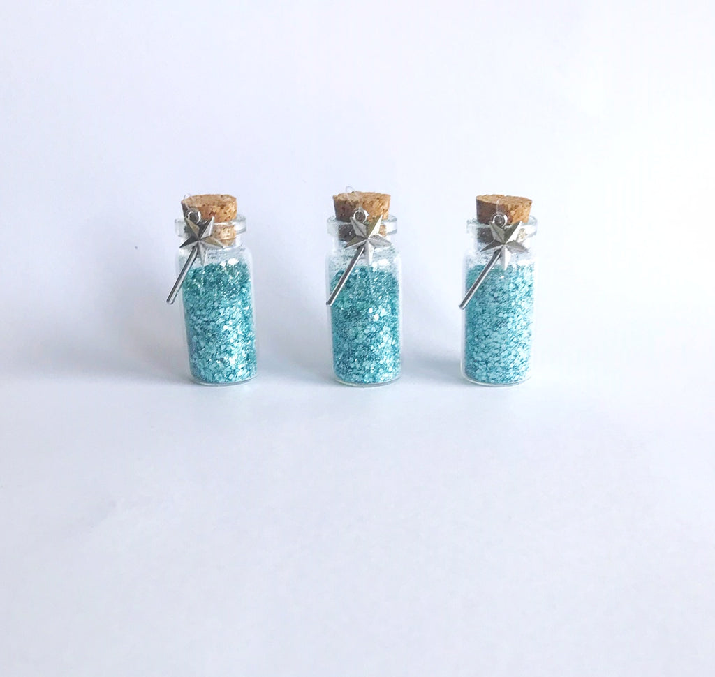 Green Fairy Dust Favors- Set of 5
