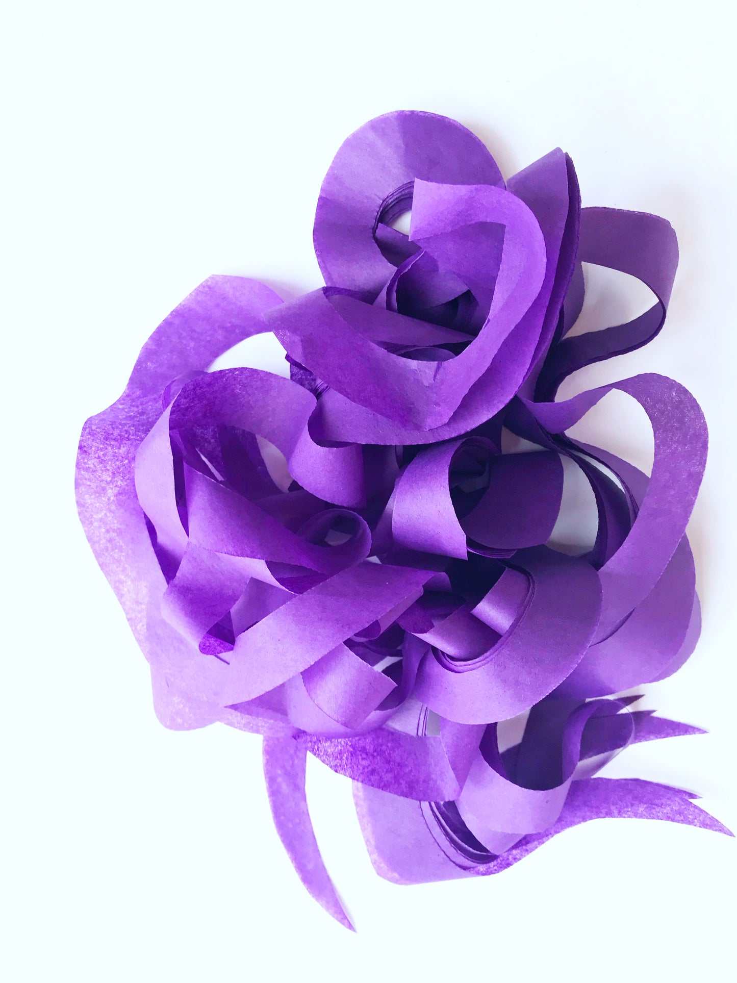 Aqua Curly Tissue Paper| Tissue Toss| Recycled Tissue Paper| Customize your colors