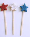 Red, White & Blue Star Toppers